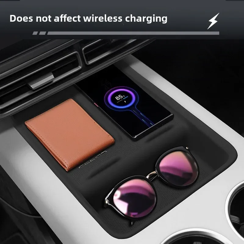 

For Lixiang L7 L8 L9 Car Wireless Charging Silicone Anti Slip Pad Central Control Protection Car Accessories