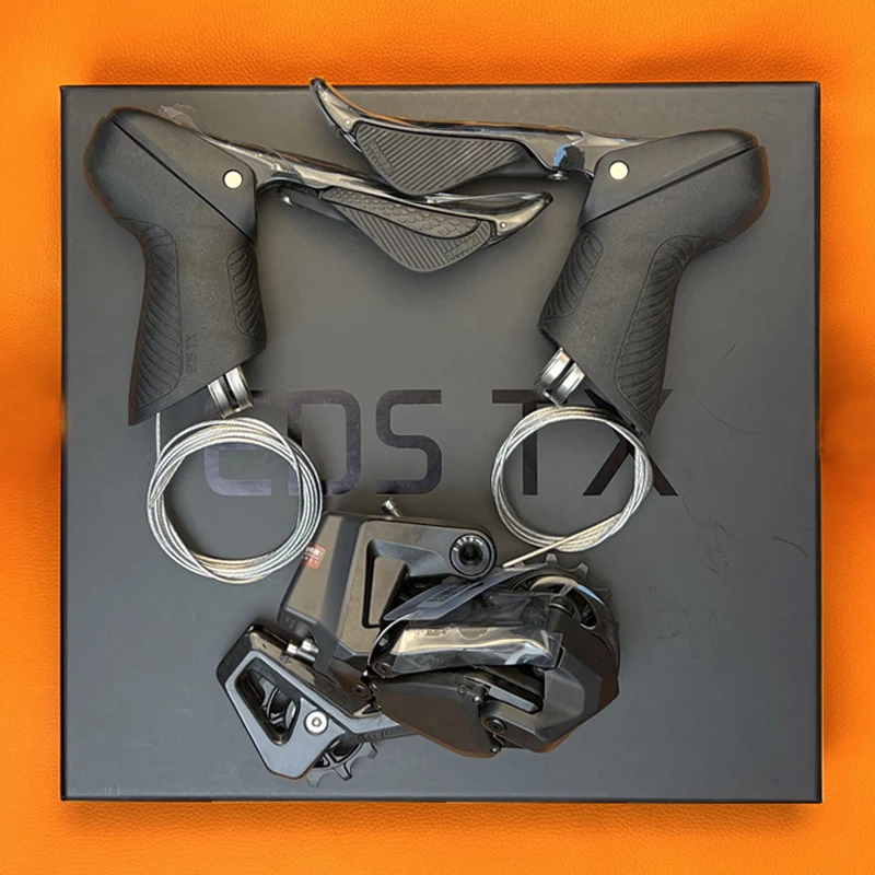 Wheeltop EDS Wireless Electronic Groupset 7-14 Speed Carbon Fiber V-Brake 1x Single Chainring Drop Bar Road Derailleur