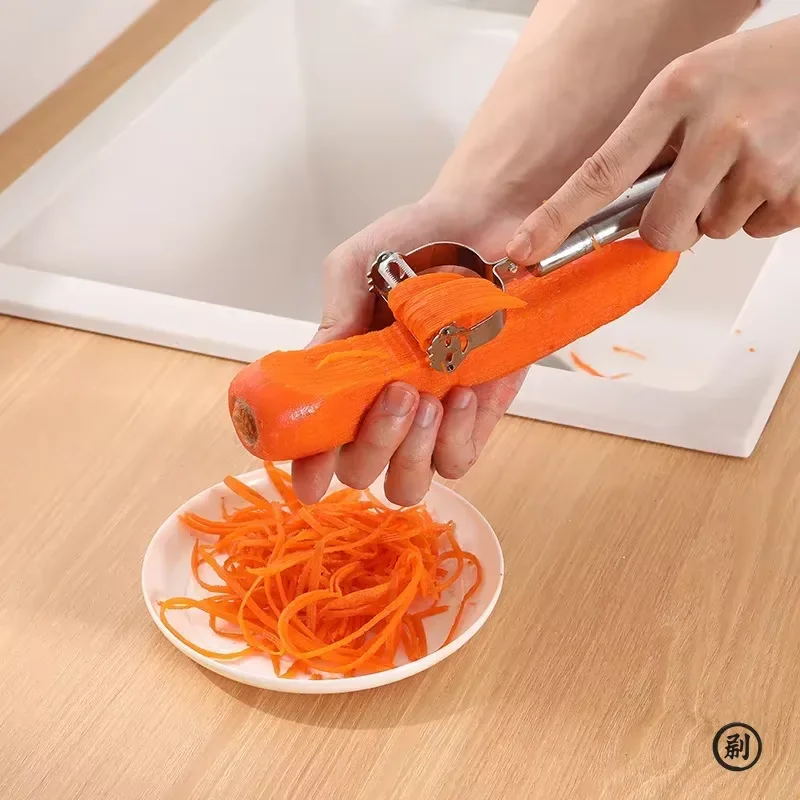 High Quality Stainless Steel Potato Cucumber Carrot Grater Julienne Peeler Vegetables Fruit Peeler Vegetable Slicer image 3