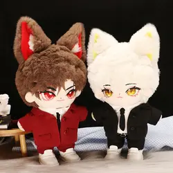 4pcs/set 20cm Plush Cotton Doll's Clothes Outfit Accessories for Idol Dolls Fashion Suit Doll Tops Pants Suit Clothing Kids Gift