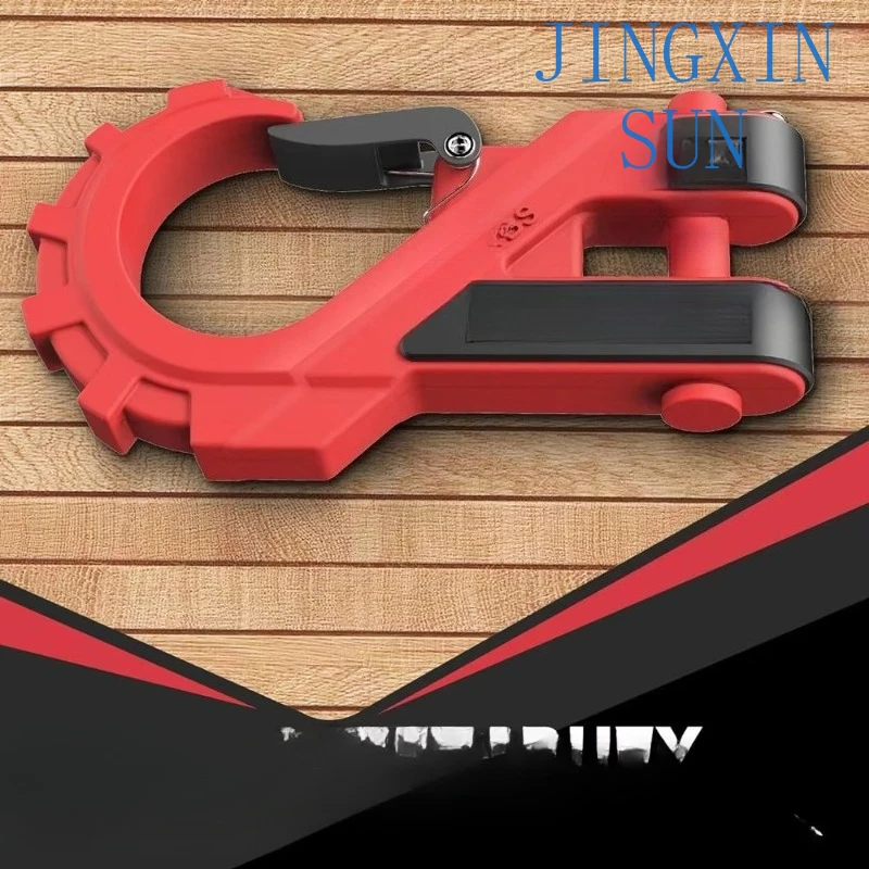 Factory price 1/10 model carbon steel crawler automatic recovery winch hook new condition bumper winch pulley cable tow hook