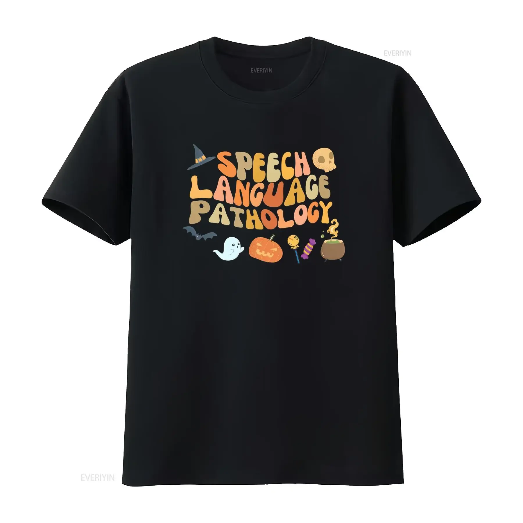 SPEECH Language Pathology halloween T Shirt Therapy SLPA Pathologist SLP s Fall sh vintage Washed Slightly Stylish Casual