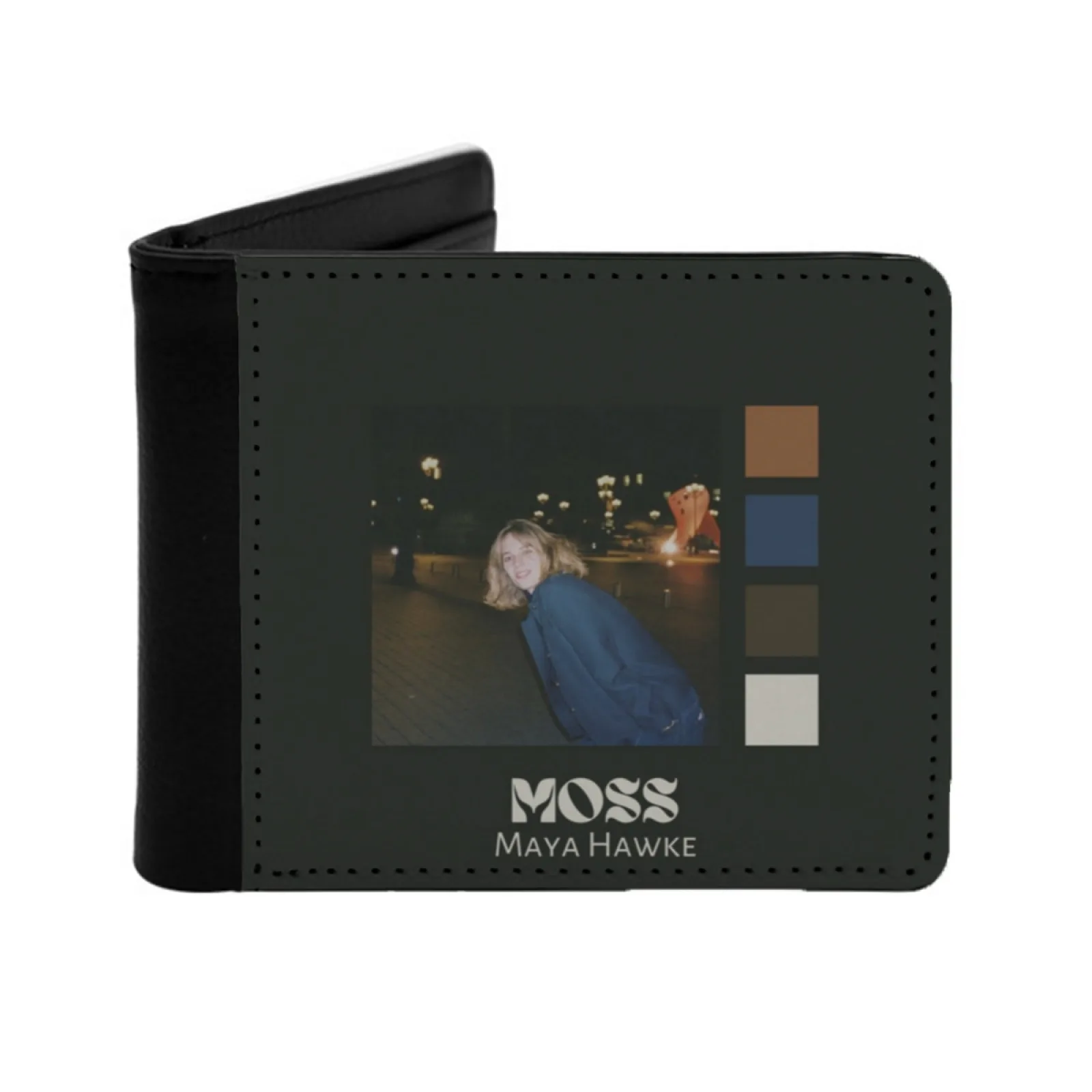 Moss Maya Hawke Short Men's Wallet Multifunction Purse Male Pu Leather Wallet Moss Maya Hawke Maya Hawke Therese Robin Robin