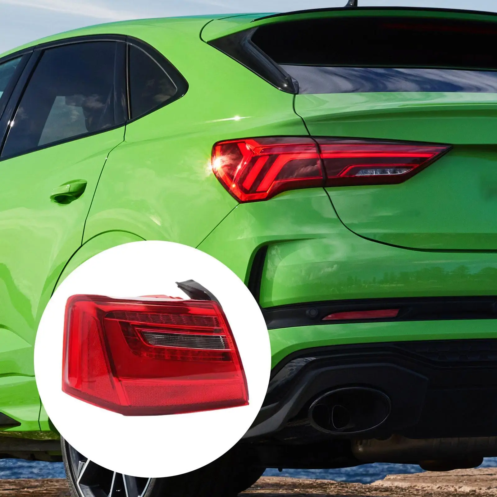 

Rear Brake Lamp Tail Light Assembly Red LED PP Material Auto Parts for Audi A6 C7 2012-2015