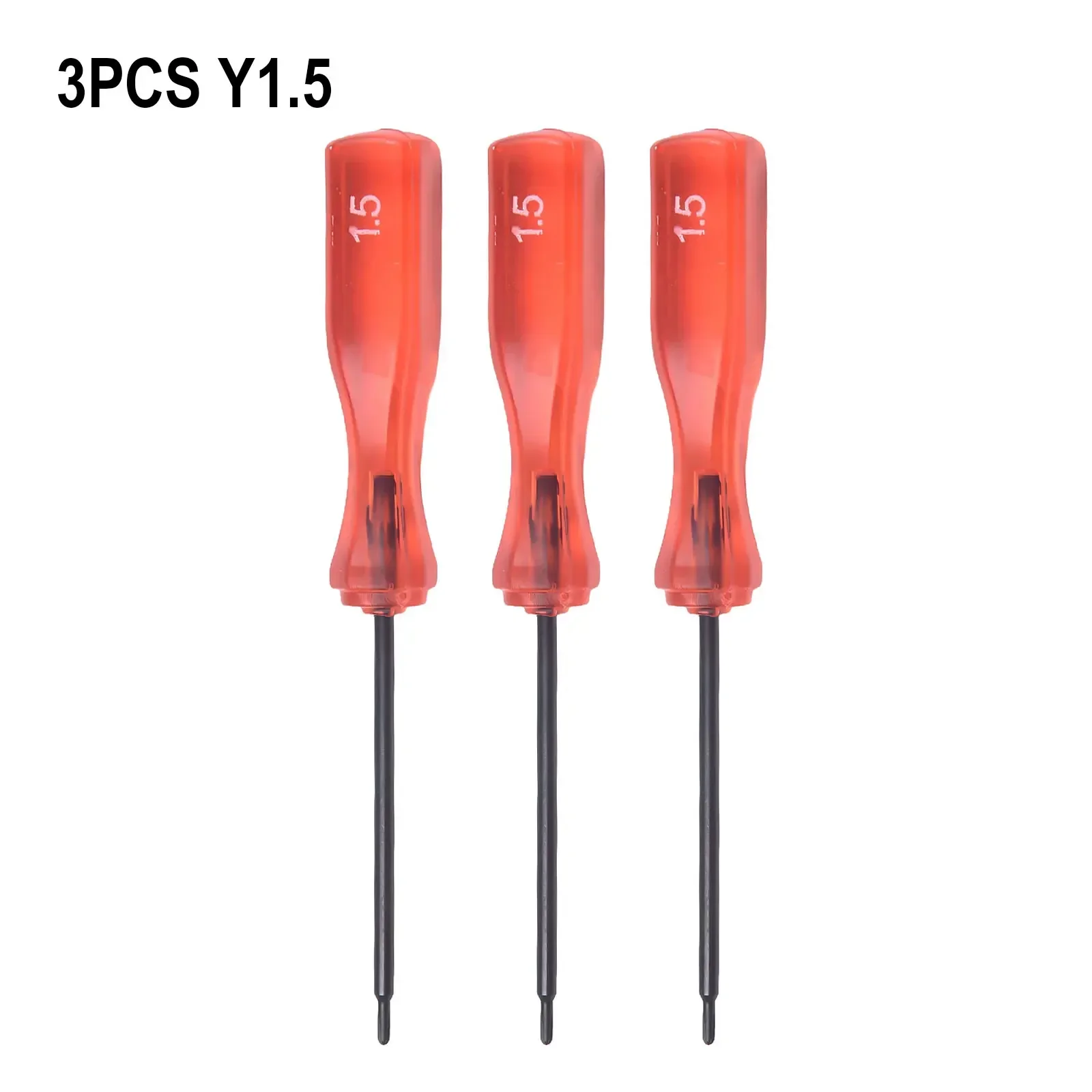 Practical Quality Tri-Wing Screwdriver Screwdriver Metal Precision 108mm Length Portable 3Pcs For Game Devices