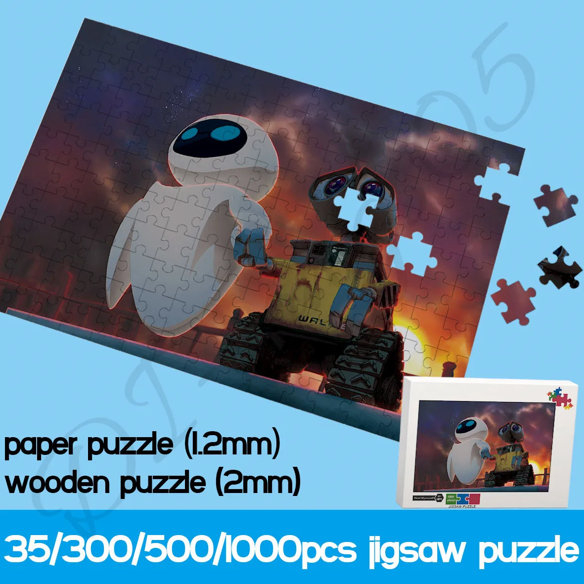 

Пазлы диснеевские классические из анимационного фильма, 35/300/500/1000 шт.