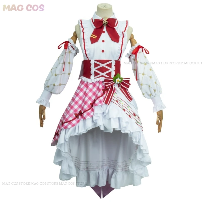 Anime Aardbei Mikuo 15e Verjaardag Cosplay Kostuum Mikuo Pruik Mooie Lolita Jurk Vrouwen Halloween Uniform Feest Verkleedkleding