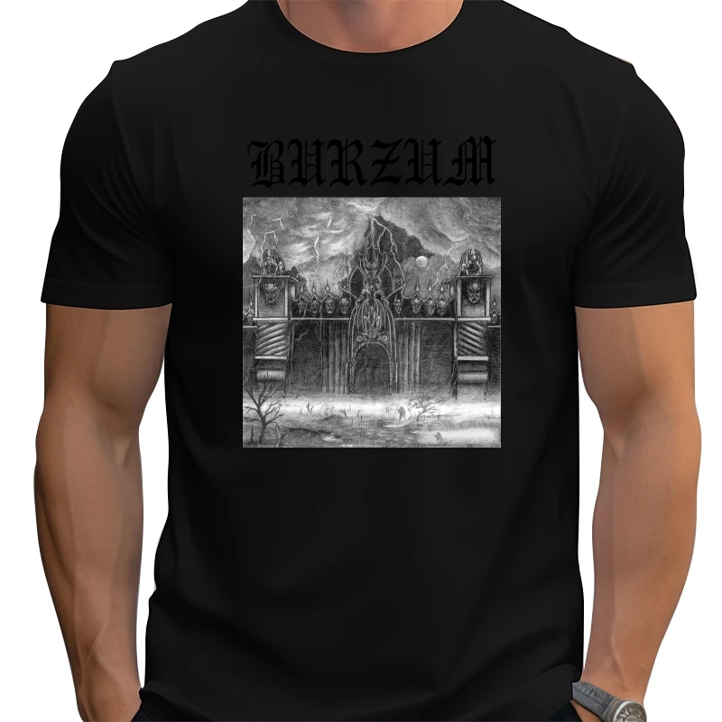 

Burzum крутая футболка с круглым вырезом, хлопковая мужская футболка, новая футболка, женские топы