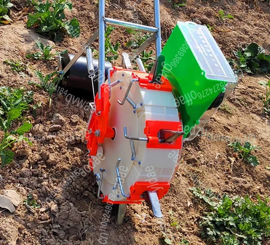 بذارة دفع يدوية للذرة والفول السوداني وفول الصويا وأرز القمح وبذور اللفت متعددة الوظائف آلة زراعية صغيرة عند الطلب 2024 جديد #4