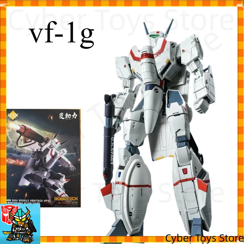 【Compre con envío rápido】Juguetes transformables en stock, figuras de acción transformables originales Unix Square Macross Robotech VF-1J VF1J