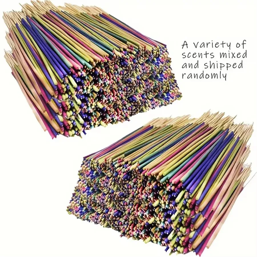 Wholesale Multi-Colored Aromatherapy Sticks with Scents of White Sage, Lavender, Rose, Lemongrass, and Jasmine, Long-Lasting Home Decor Fragrance Sticks