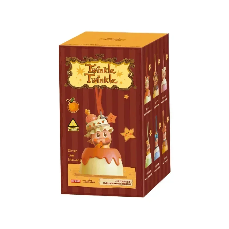 

POP MART Twinkle Twinkle Savor the Moment Series: Силиконовый ночник-сюрприз (Blind Box), оригинальная коллекционная фигурка, настольное украшение