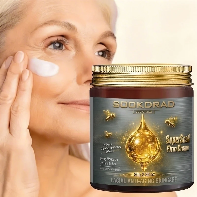 Snail Firm Cream,80g/2.82oz, vibrant daily firming, deep moisturize, smooth facial skin, unisex daily care