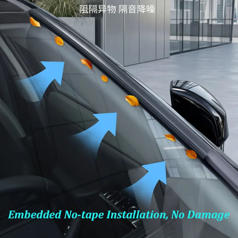 Car Front Windshield Rubber Seal Strip for 2026 Toyota RAV4 Waterproof Fuel Tank Cap Seal Rubber Ring Exterior Accessories