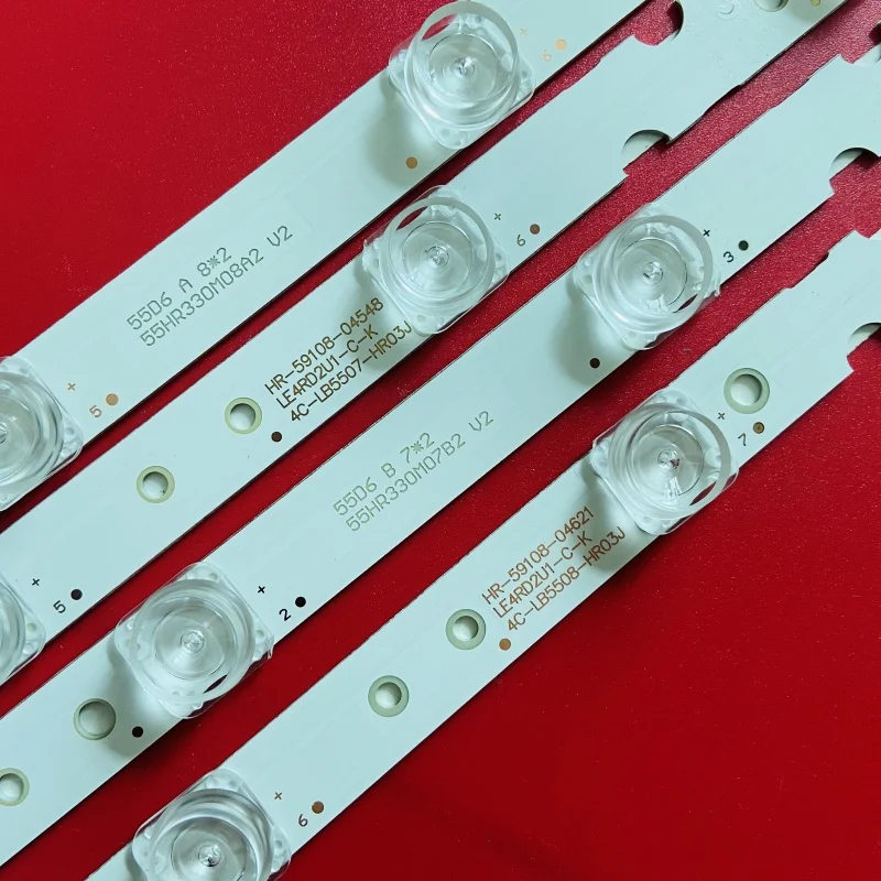 LED Backlight Strip CL_55D6_2X8_R_3030_LX20180607_Ver.5 55U1 55D6 D55A730U D55A620U D55A360 55A660U 55A460A LVU550NDEL-CD9W23