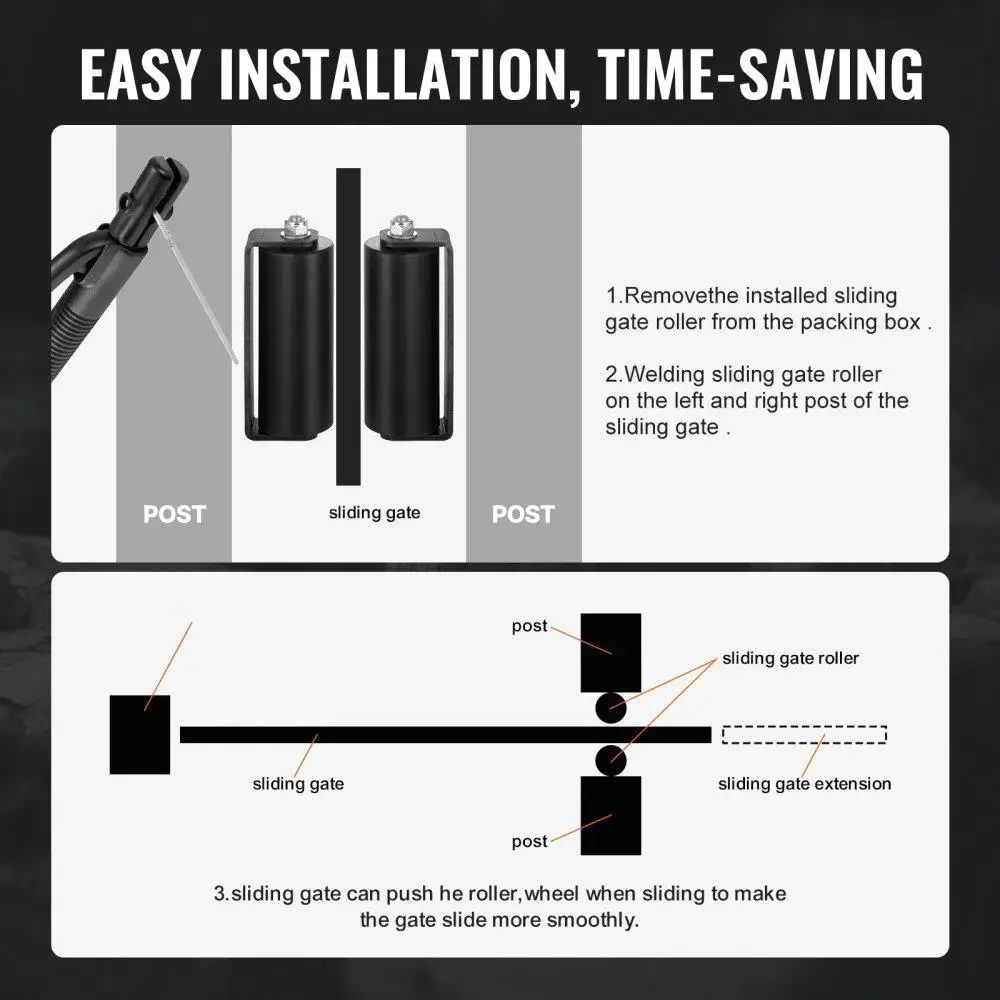 6 Sliding Gate Hardware C Bracket Connecting Tracks