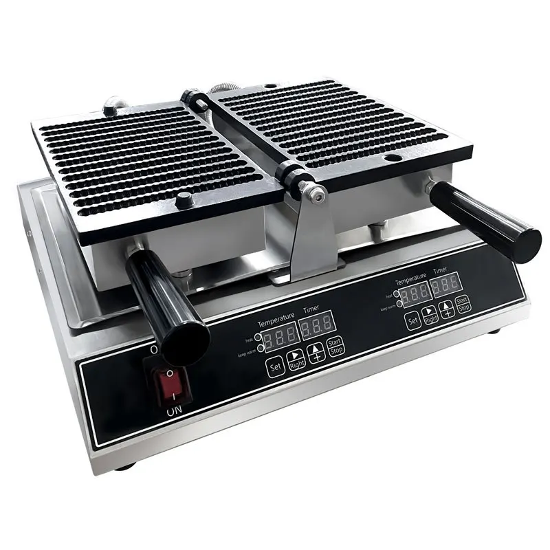 Threaded waffle machine, catering commercial stainless steel electric crispy food machine