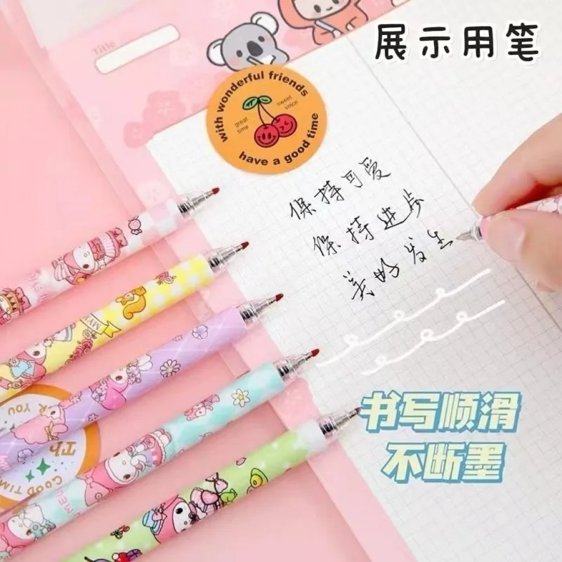 Hatsune Miku quick-drying gel pen limited to 6 pieces for students to write questions 0.5mm black pen school supplies wholesale view 5