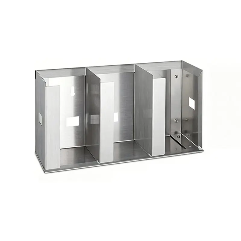 

GYTB-Cup And Lid Holder Lids Organizer Storage 3 Compartments Cup Dispenser With Adjustable Dividers For Cabinet Kitchen Cafe