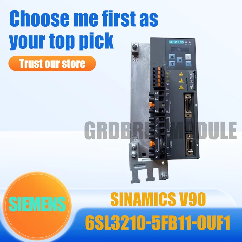 

New Original SIEMENS 6SL3210-5FB11-0UF1 6SL3210-5FB10-8UF0 SINAMICS V90 Servo Drive
