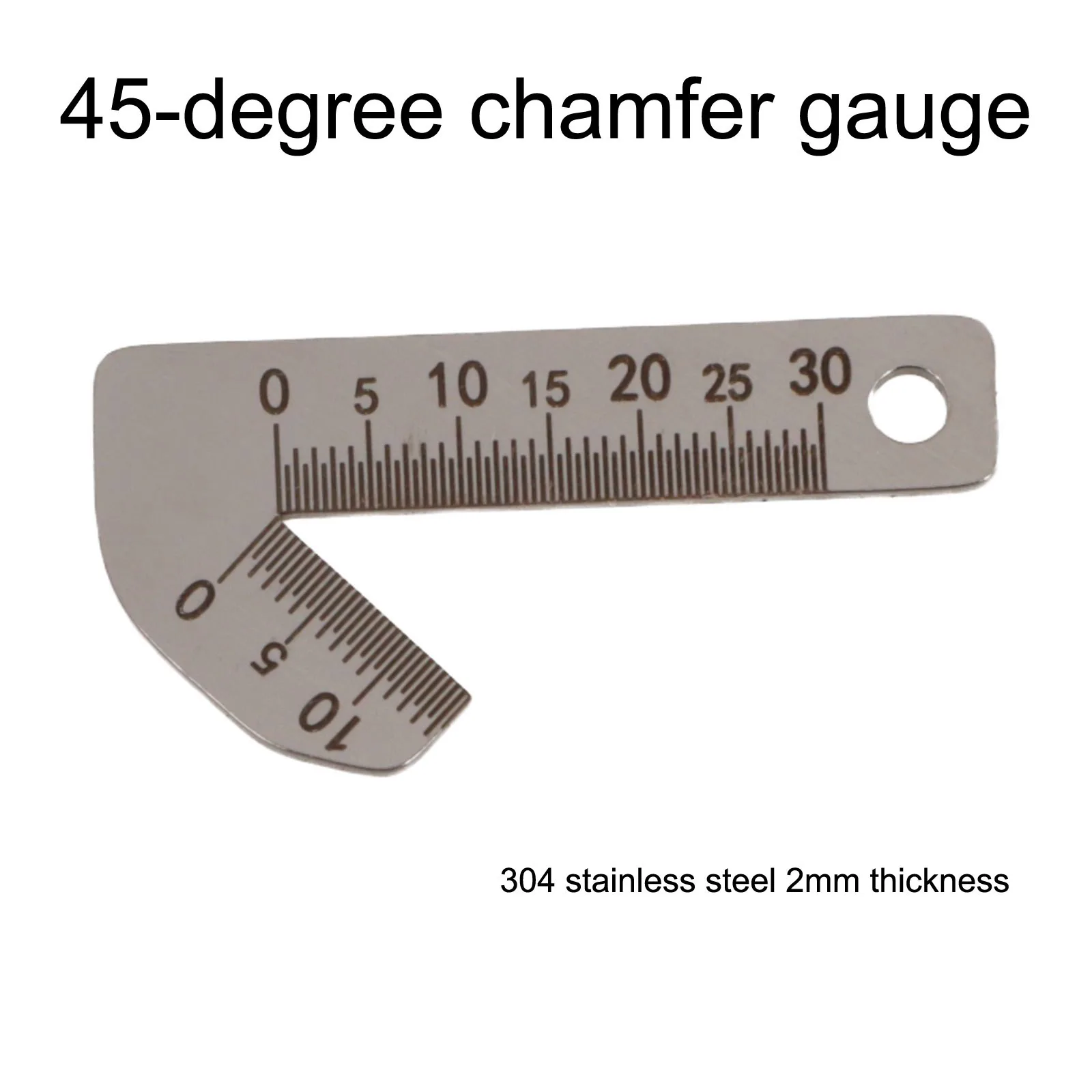 metal chamfer caliper gauge for accurate angle For measurement in home renovation and mechanical manufacturing tasks