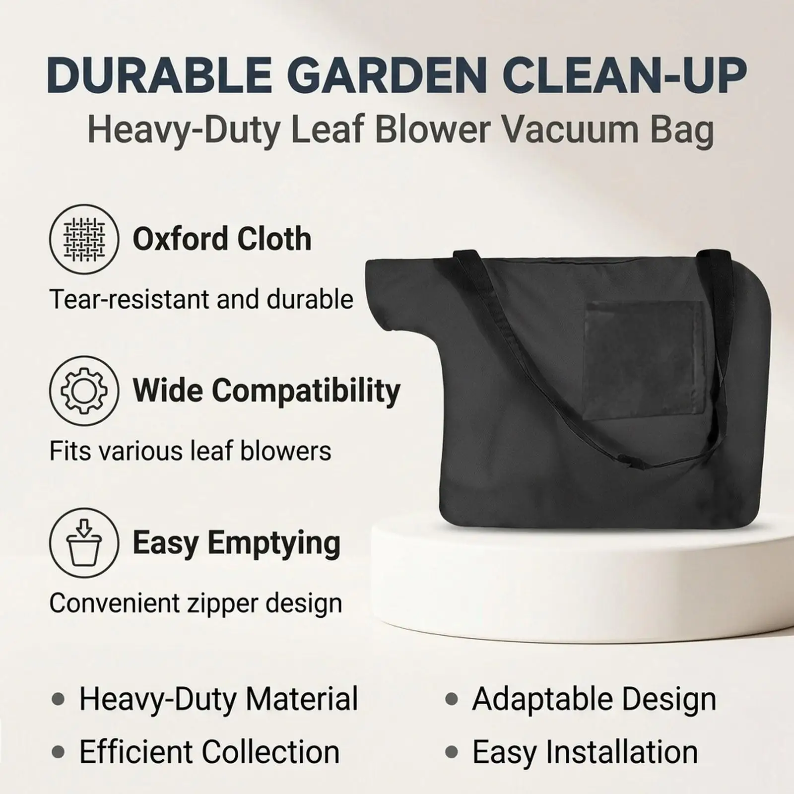 Leaf Vacuum Blower Bag Garden VAC Bag Dust Collection Pouch Leaf Collection Bag for Loading Leaves Lawn Care Garden Waste Debris