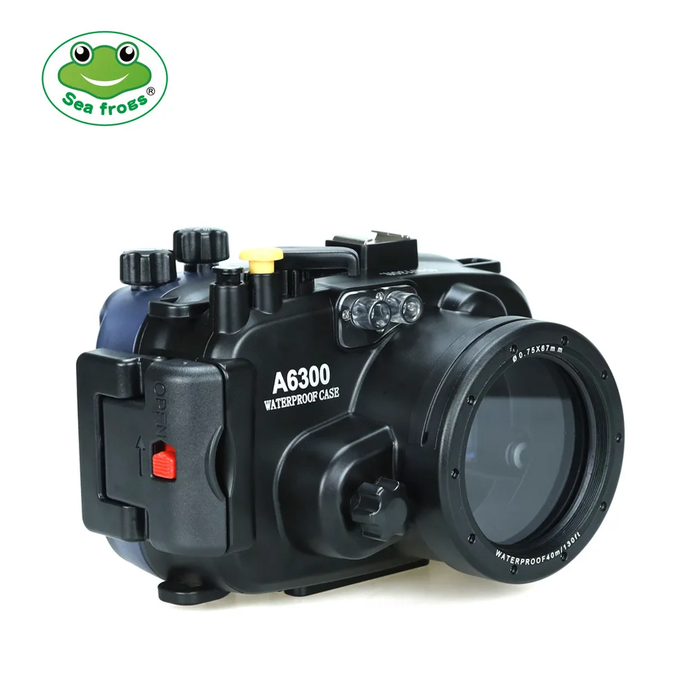 SEAFROGS Wasserdichtes Gehäuse für Sony A5000/A6000/A6300/A6400 – Unterwasserkameragehäuse zum Tauchen und Schnorcheln – Detail 5