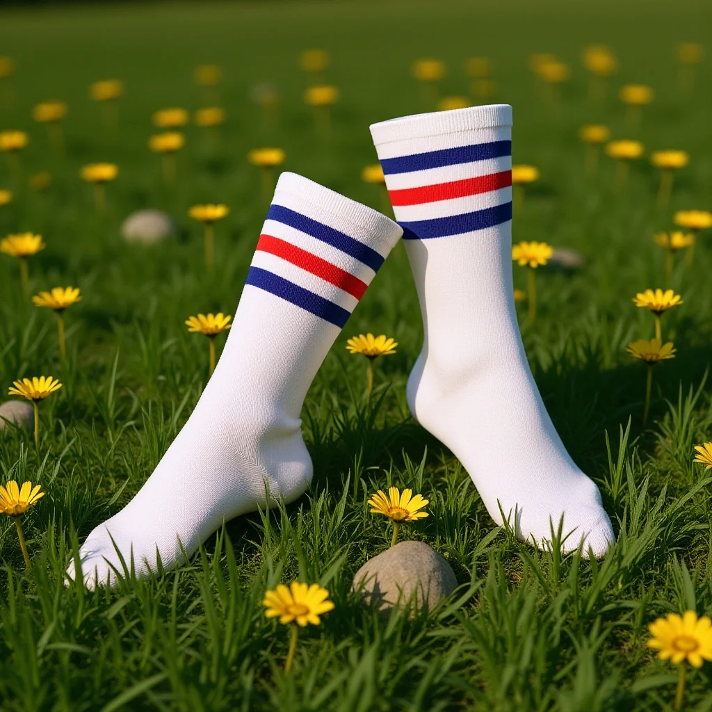 

1pcs High Socks Men 3 Breathable Cotton Long Socks For Sport Summer Stockings Knee High Stockings Elastic Fit