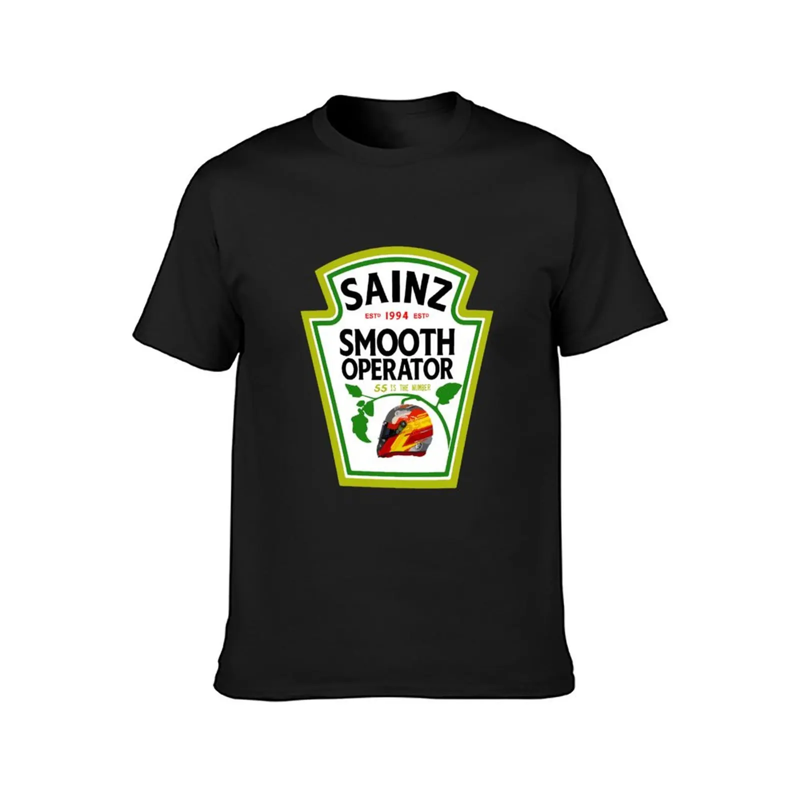 Carlos Sainz Smooth Ketchup T-Shirt customs design your own blanks anime slim fit t shirts for men