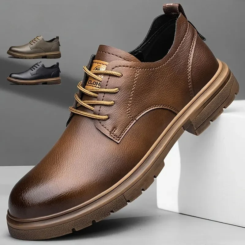 

52/2000 CLOHOO мужская обувь ручной работы, деловая повседневная кожаная обувь, удобная классическая мужская обувь на дышащей мягкой подошве на шнуровке