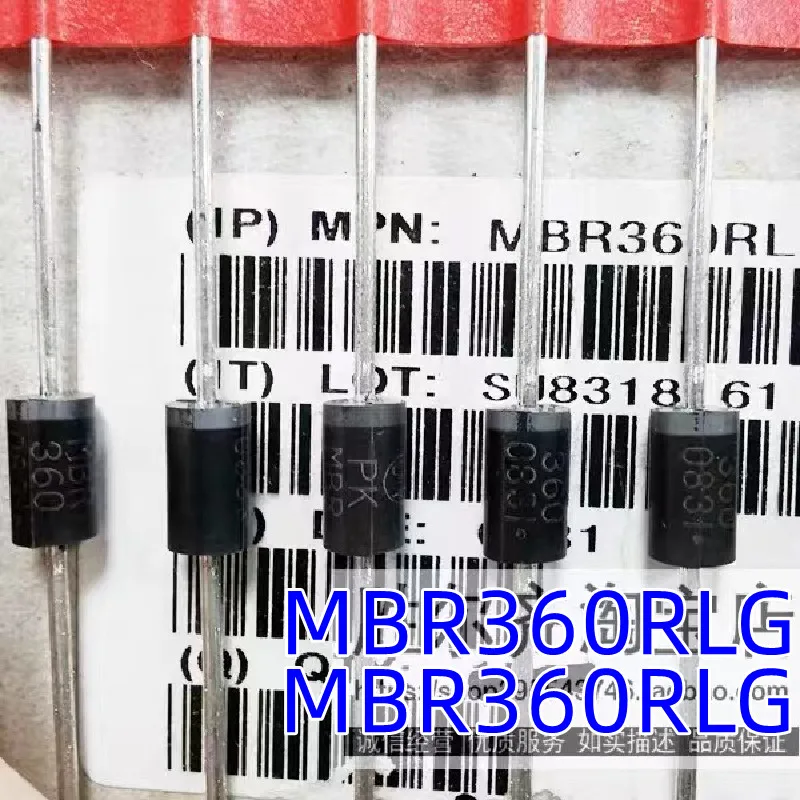 100PCS/LOT MBR360RLG MBR360 DO-201AD New