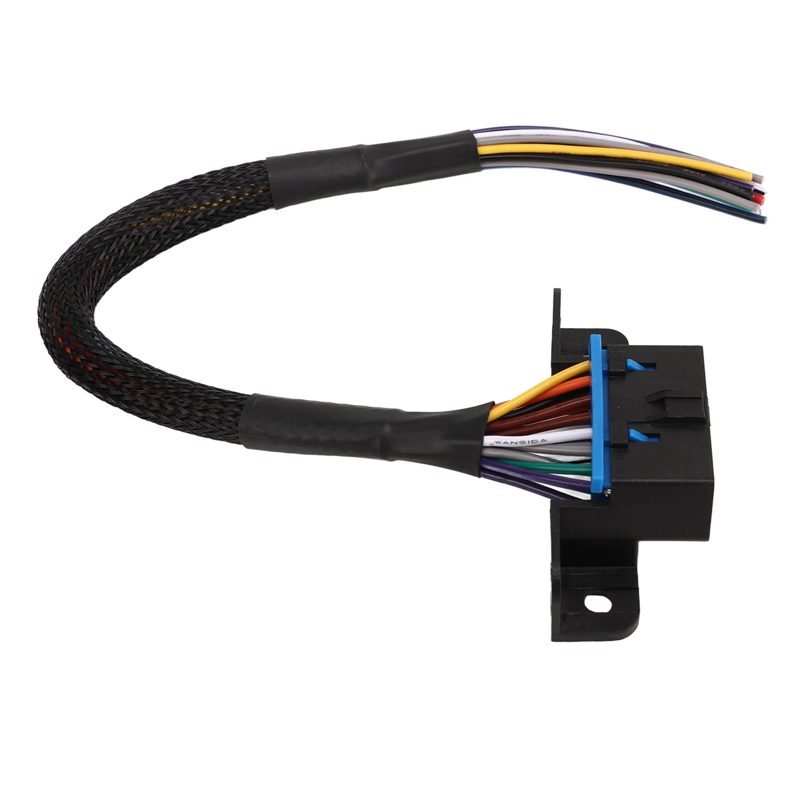 OBD2 Female To Open Cable High Strength Long Lasting Heat Resistant Rugged  Female To Open End Pigtail Cable for Car