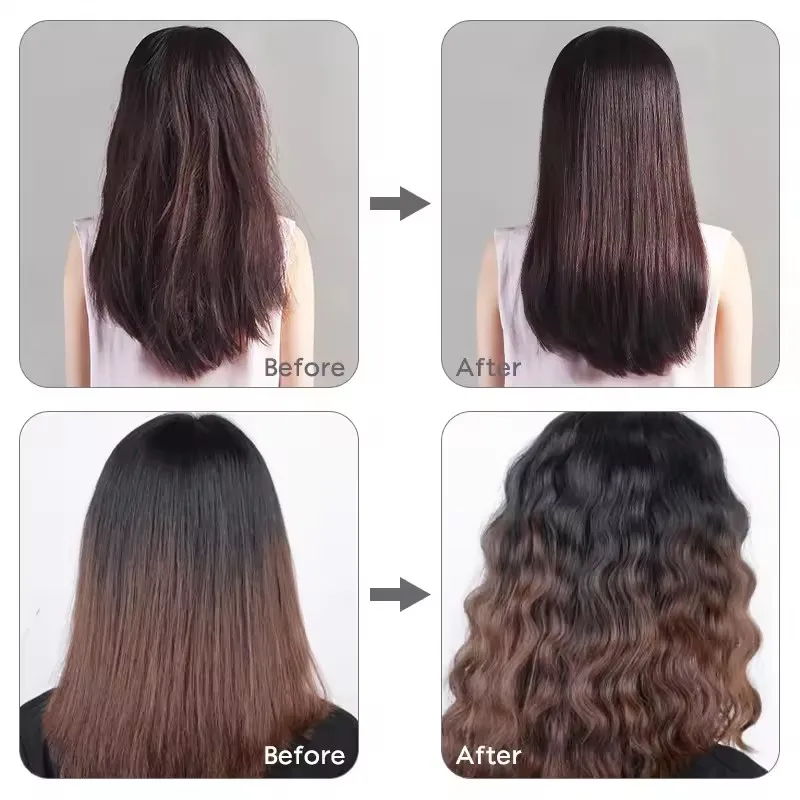 Electric Negative Ion Fast Heating Ceramic Hair Straightener Comb Household Hotel PTC Heater Straightening Brush Curling Iron