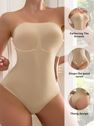 Seamless body shaping clothing for women with tight abdomen and buttocks, shaping underwear, elastic and tight fitting body shap