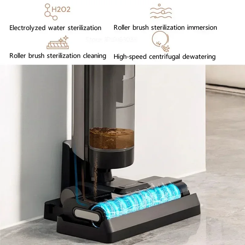 Dreame Floor Vacuum Cleaner Scrubber H12S Mix Floor Washing Machine Self-cleaning Multi-function Mopping Sweeping Machine