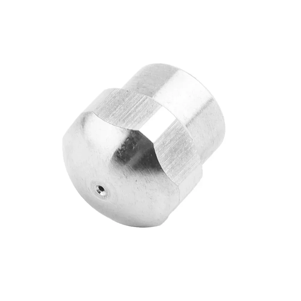 Drain Cleaning Nozzle 1/8 Inch Stainless Steel High Pressure Washer Hose Sewer Pipe Cleaner Spray Holes Cleaning Tools Versatile