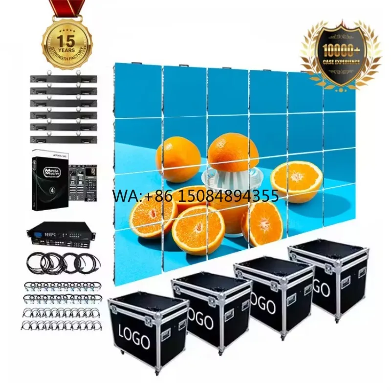 Pantalla LED Para Eventos Interior Y Exterior Stage Rental LED Display Screen for Concert LED Wall Panel