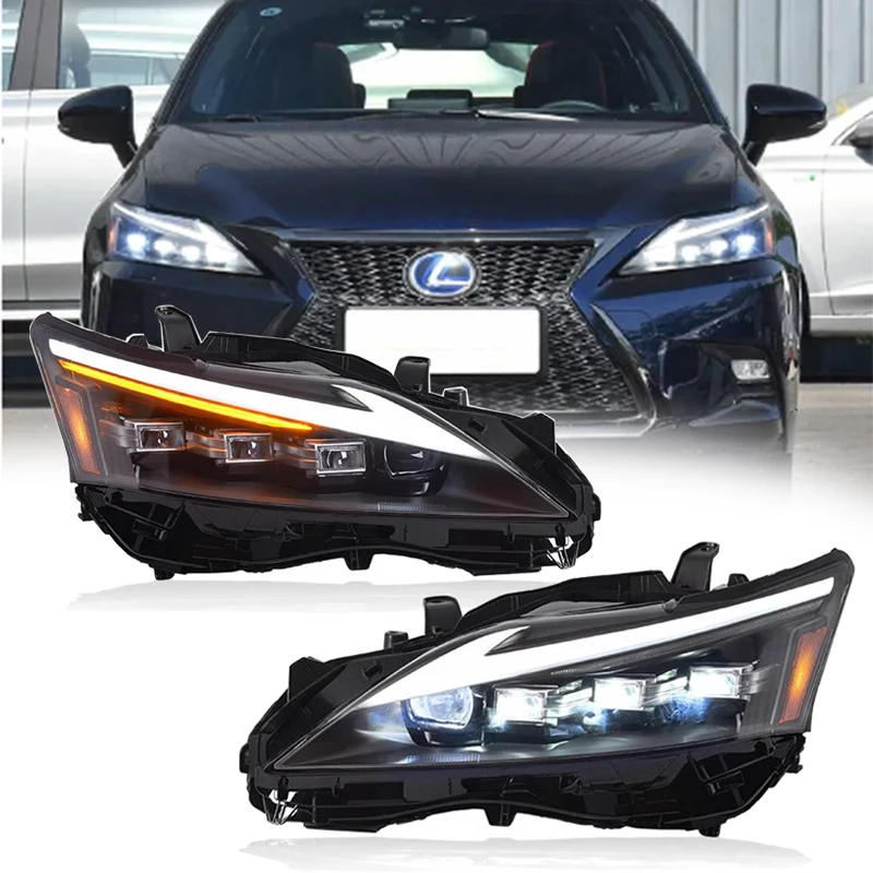 Accessories for Lexus CT200h LED Headlight 2013-2017 CT200 Head Lamp Drl Projector Lens Car Styling