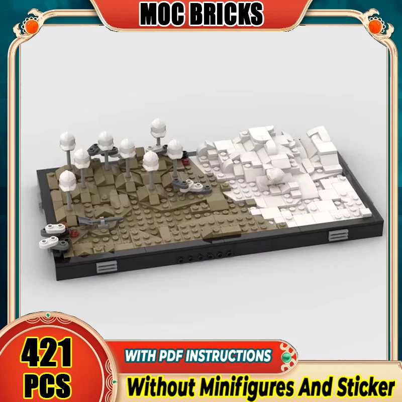 

Популярная Звездная Модель Фильма Moc Строительные Блоки Клон Конец Сцена Модель Технология Кирпич DIY Сборка Строительная Игрушка Подарки