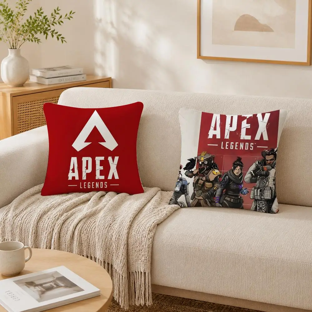 Video Game A-Apex Legends Cushion Cover Plush Decorative Pillow Case With Hidden Zipper Cutecore Room Decor For Home