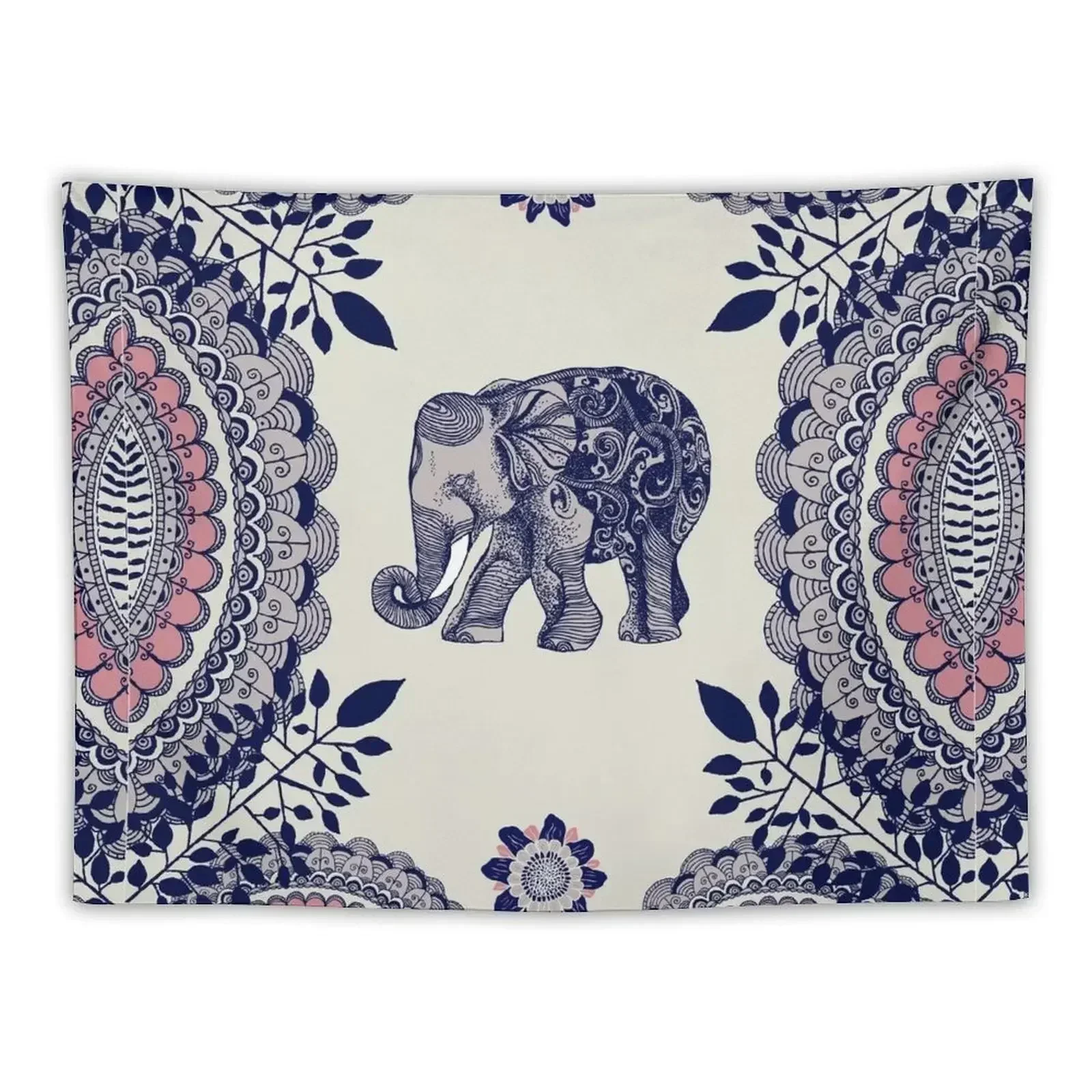 

Pretty Pink Elephant Tapestry Decoration Room Living Room Decoration Things To Decorate The Room Tapestry