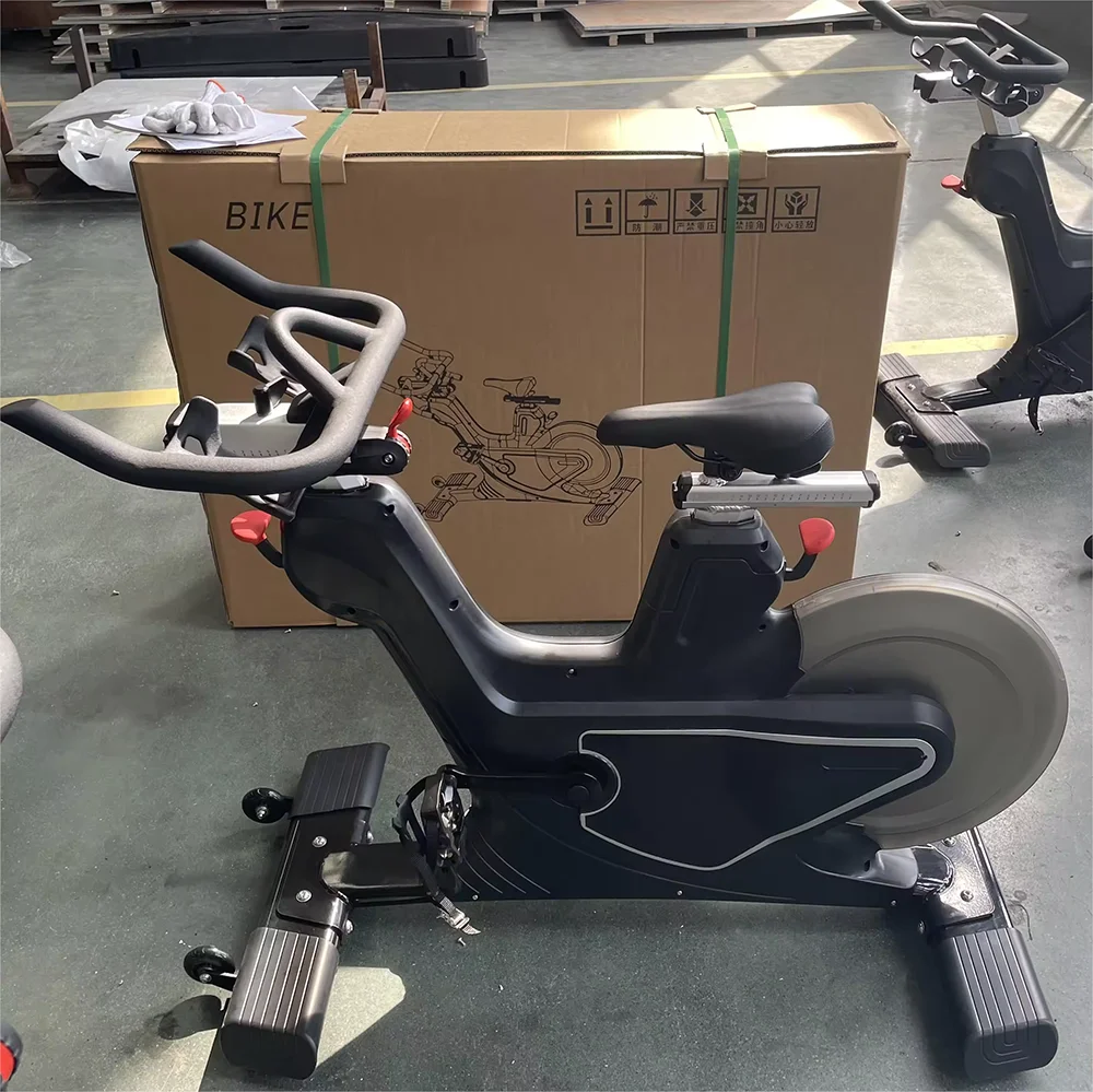 Hot Gym Equipment Aerobic Bicycle D16 10kgs Magnetic Flywheel Training Exercise Bike Home Use Oversized Steel Digital Display