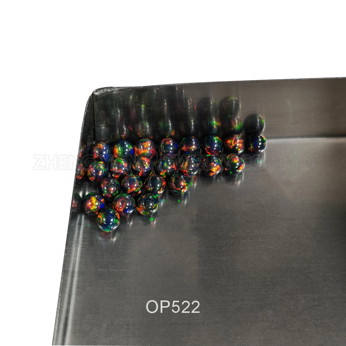 20/50pcs Jelly Colored Beads for Bracelet Synthetic Fire Opal Ball Beads Full/Half hole OP522-OP528