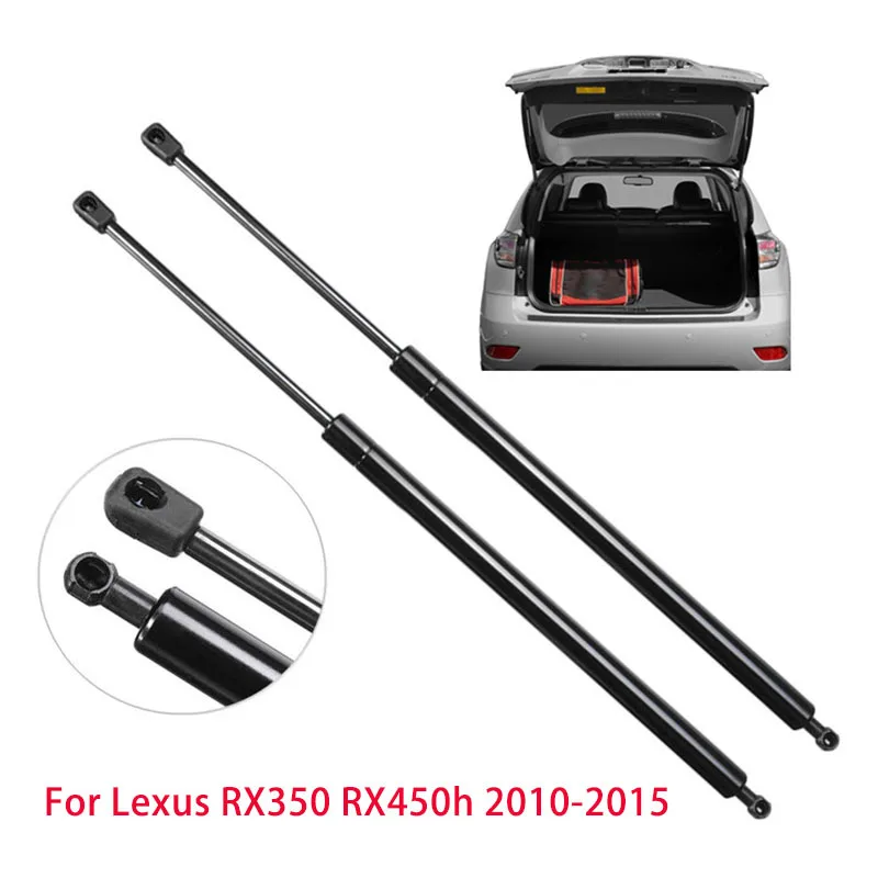 Pair Rear Trunk Tailgate Tail Gate Liftgate Gas Spring Shock Lift Struts Supports Rod Arm Bar For Lexus RX350 RX450h 2010-2015