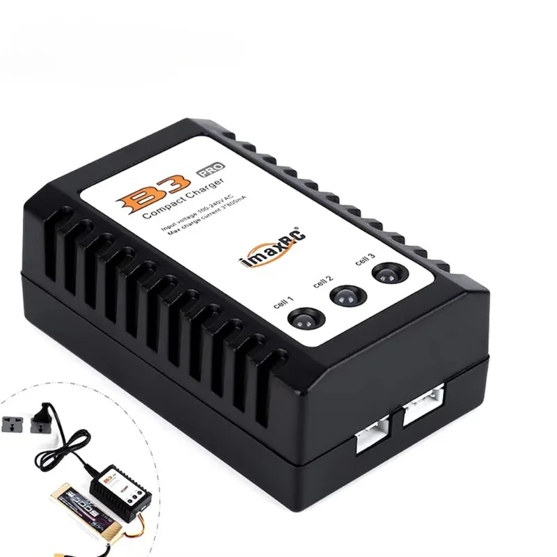 

B3 Charger Model Aircraft Drone Model Vehicle Fixed Wing Aircraft 11.1V7.4V Lithium Battery Charger 8W 10W 20W