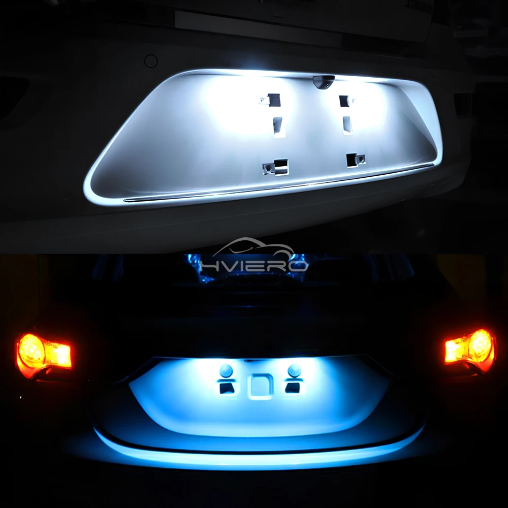 T10 W5W COB Car LED Silicagel Light, Wedge, Multiple Colour Tail LED Marker, Reading avantPlanner Plate Lamp, Auto Parking Bulb, 2Pcs