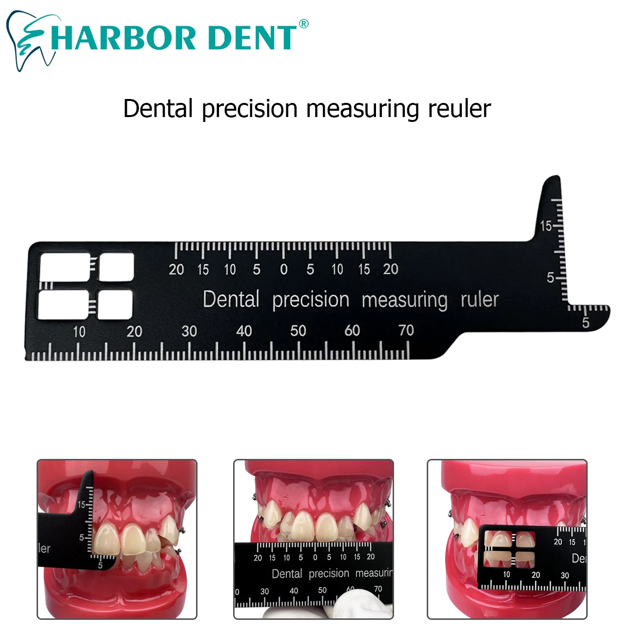 1Pc Dental Precision Measuring Ruler Tooth Gap Photography Medical Tool Span Measure Scale Endodontic Instruments