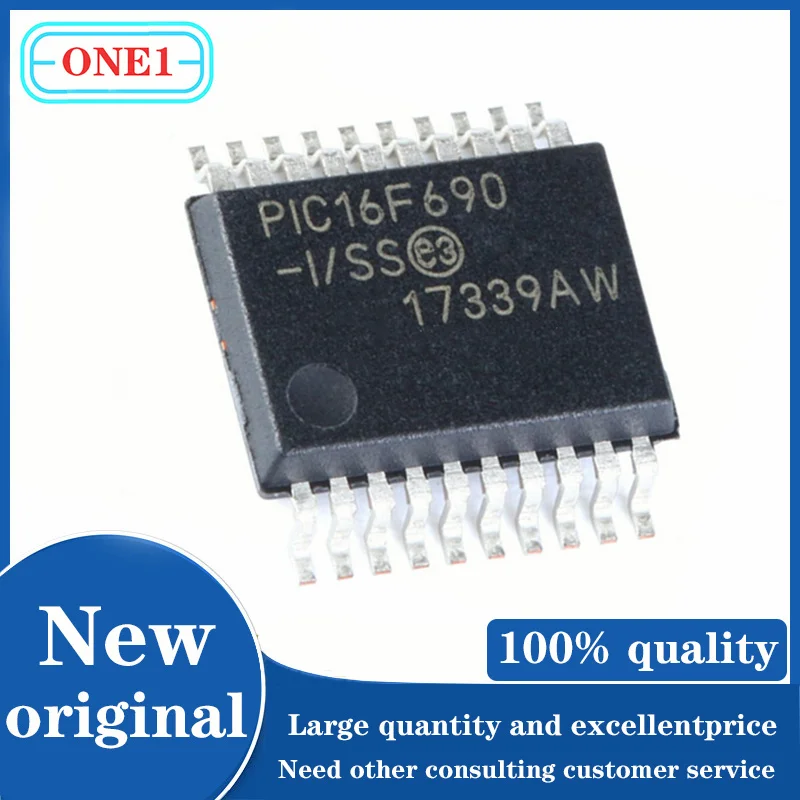 

Новые чипы PIC16F690 - I / SS PIC16F690 I PIC16F690 MCU 8BIT 7KB FLASH 20SSOP