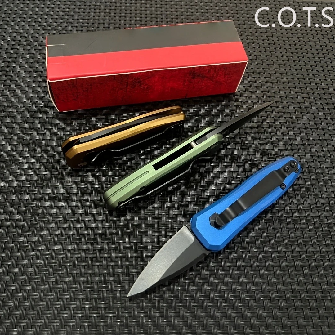 Quick-Open Pocket Knife Multi-Functional Folding Knife with Lock EDC for Camping Fishing Hunting Durable Aluminum Handle Gifts