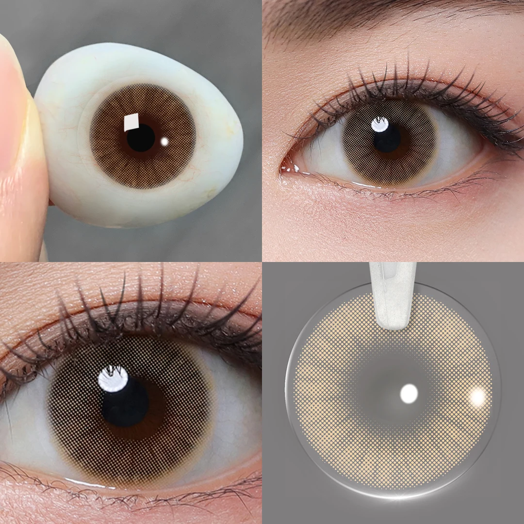 1 Pair Natural Color Contact Lenses for Eyes Colored Contacts Beautiful Pupil Eyes Cosmetics Eye Color Lenses Colored Pupils